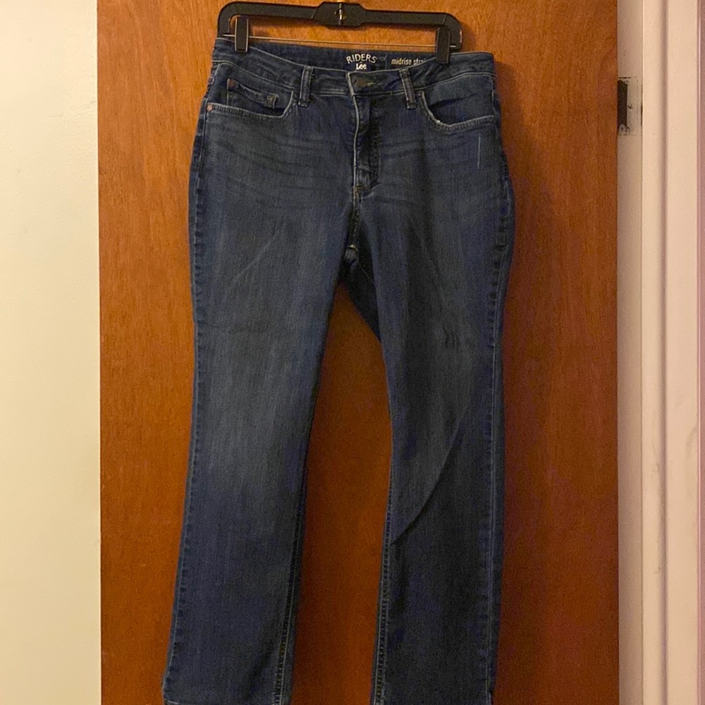 Riders by Lee 12P Midrise Straight leg Blue Jeans